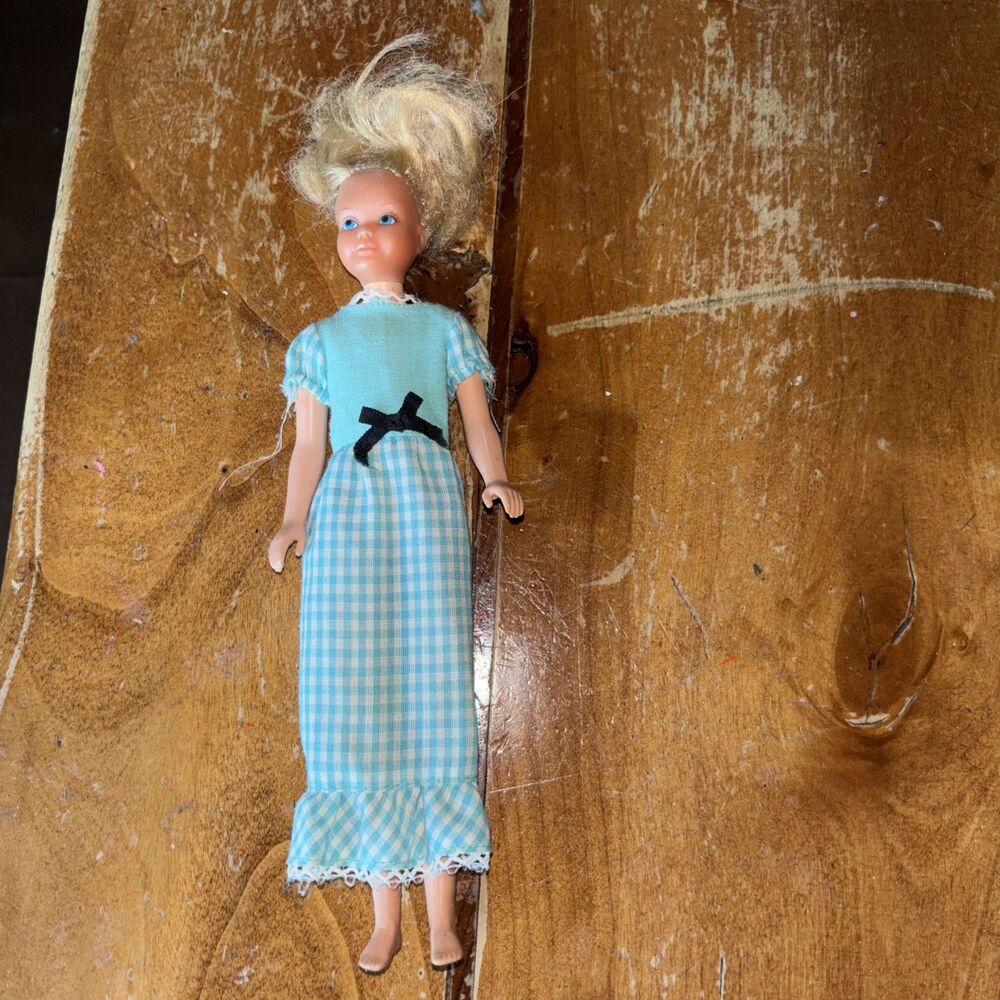 9” Vintage Mattel Barbie Skipper Doll 1972 Quick Curl 4223 Bendable Legs